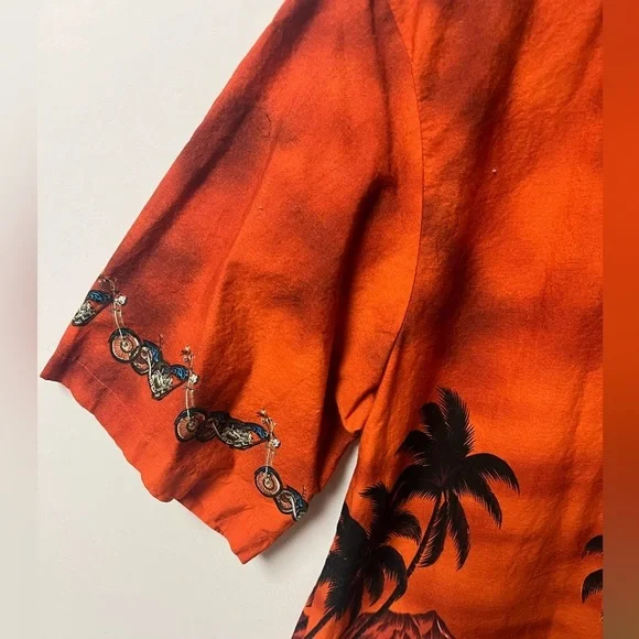 PACIFIC LEGEND MOTORCYCLE HAWAIIAN SUNSET MENS SHORT SLEEVE SHIRT SIZE XL
RUST - Picture 7 of 13
